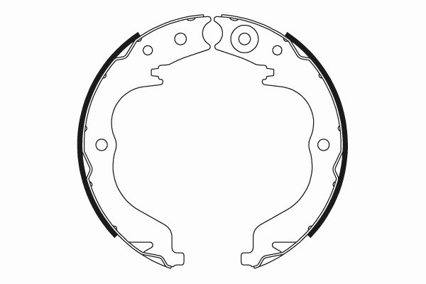 Brake Shoe Set, parking brake (LVBS805)