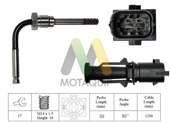 Sensor, exhaust gas temperature (LVET411)