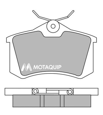 Brake Pad Set, disc brake (LVXL257)