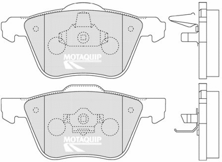 Brake Pad Set, disc brake (LVXL1255)