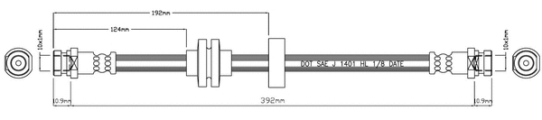 Brake Hose (VBJ557)
