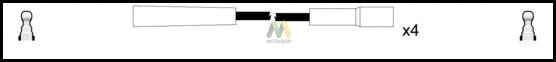 Ignition Cable Kit (LDRL1372)