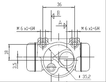 Wheel Brake Cylinder (VWC583)