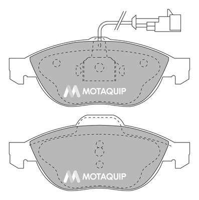 Brake Pad Set, disc brake (LVXL237)