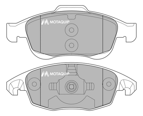 Brake Pad Set, disc brake (LVXL1372)