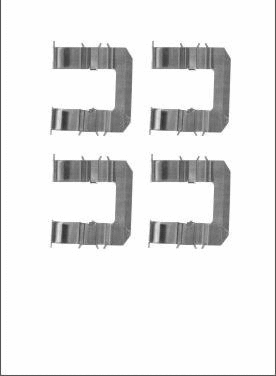 Accessory Kit, disc brake pad (LVMK1104)