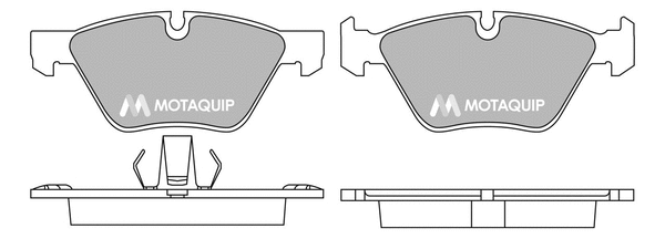 Brake Pad Set, disc brake (LVXL1715)