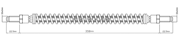 Brake Hose (VBH969)