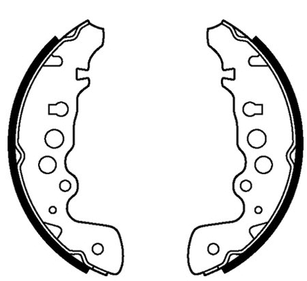 Brake Shoe Set (VBS704)