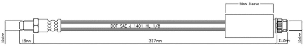 Brake Hose (VBH1022)