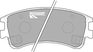 Brake Pad Set, disc brake (LVXL1064)