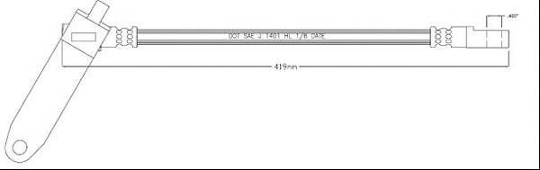 Brake Hose (VBH1225)