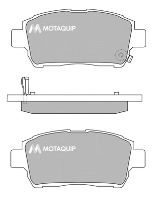 Brake Pad Set, disc brake (LVXL1012)