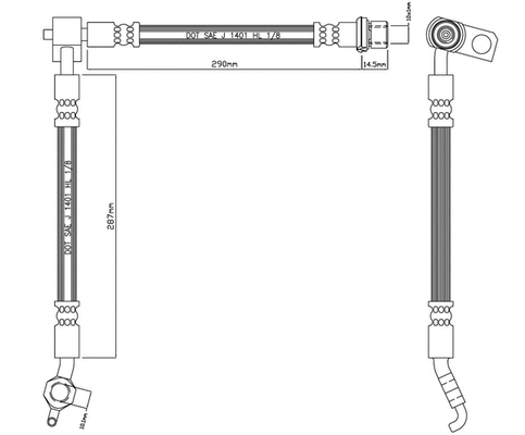 Brake Hose (VBH1110)