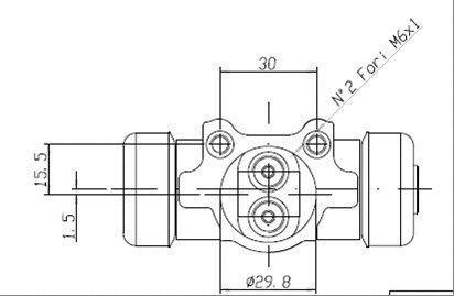 Wheel Brake Cylinder (VWC664)