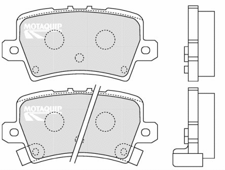 Brake Pad Set, disc brake (LVXL1296)