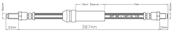 Brake Hose (VBH656)