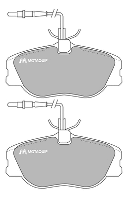 Brake Pad Set, disc brake (LVXL872)