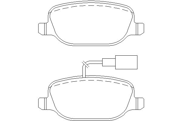 Brake Pad Set, disc brake (LVXL1686)