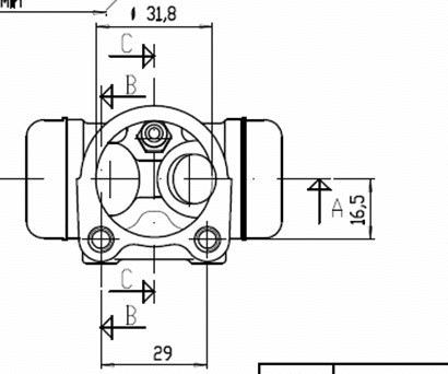 Wheel Brake Cylinder (VWC565)