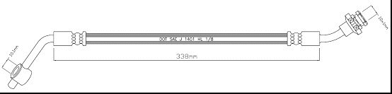 Brake Hose (VBH1155)