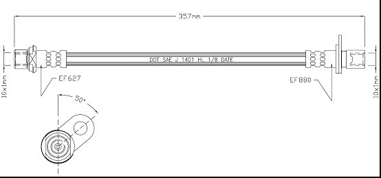 Brake Hose (VBH1043)