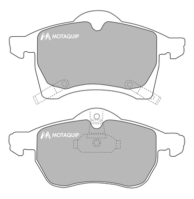 Brake Pad Set, disc brake (LVXL286)