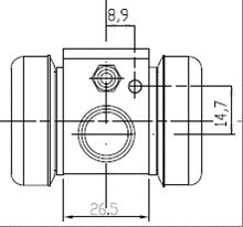 Wheel Brake Cylinder (VWC372)