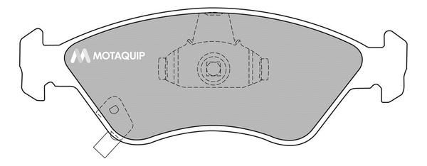 Brake Pad Set, disc brake (LVXL1052)