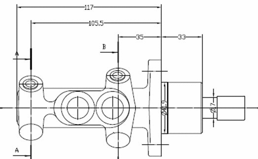Brake Master Cylinder (VMC238)
