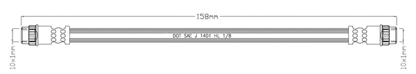 Brake Hose (LVBH1633)