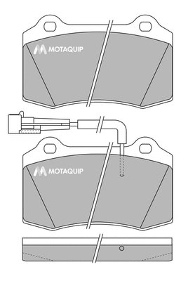Brake Pad Set, disc brake (LVXL245)