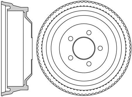 Brake Drum (VBE626)