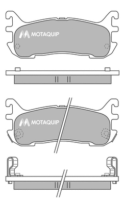 Brake Pad Set, disc brake (LVXL440)