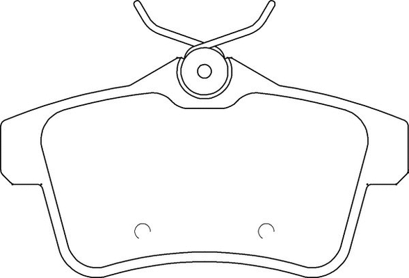 Brake Pad Set, disc brake (LVXL1641)