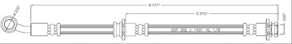 Brake Hose (VBH715)