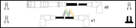 Ignition Cable Kit (LDRL1455)