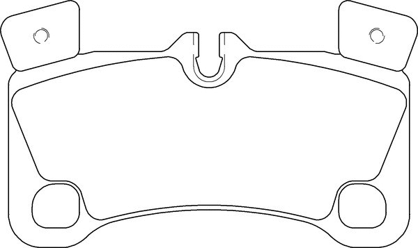 Brake Pad Set, disc brake (LVXL1622)