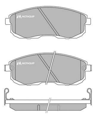 Brake Pad Set, disc brake (LVXL622)