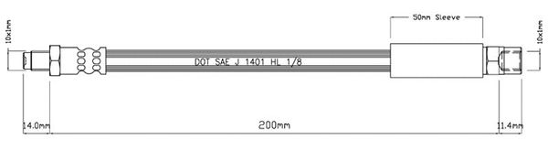 Brake Hose (VBH588)