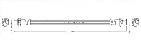 Brake Hose (LVBH1531)