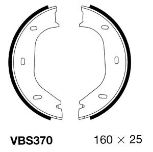 Brake Shoe Set, parking brake (VBS370)