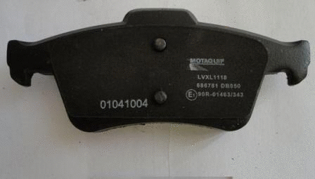Brake Pad Set, disc brake (LVXL1118)
