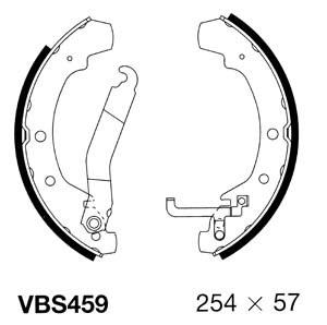 Brake Shoe Set (VBS459)