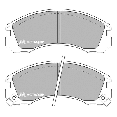Brake Pad Set, disc brake (LVXL721)