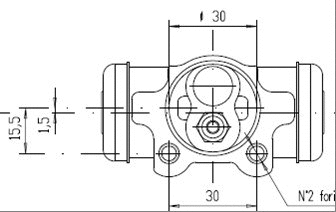 Wheel Brake Cylinder (VWC721)
