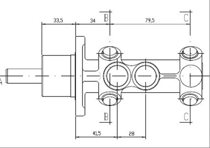 Brake Master Cylinder (VMC150)
