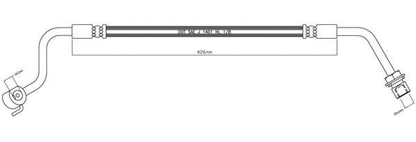 Brake Hose (VBH1003)