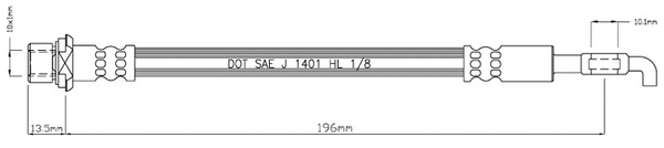 Brake Hose (VBJ263)