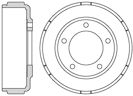 Brake Drum (VBE686)